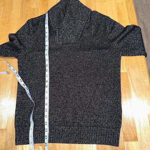 INC International Concepts Womens Marled Knit Pullover Sweater Shawl Collar - Picture 7 of 11